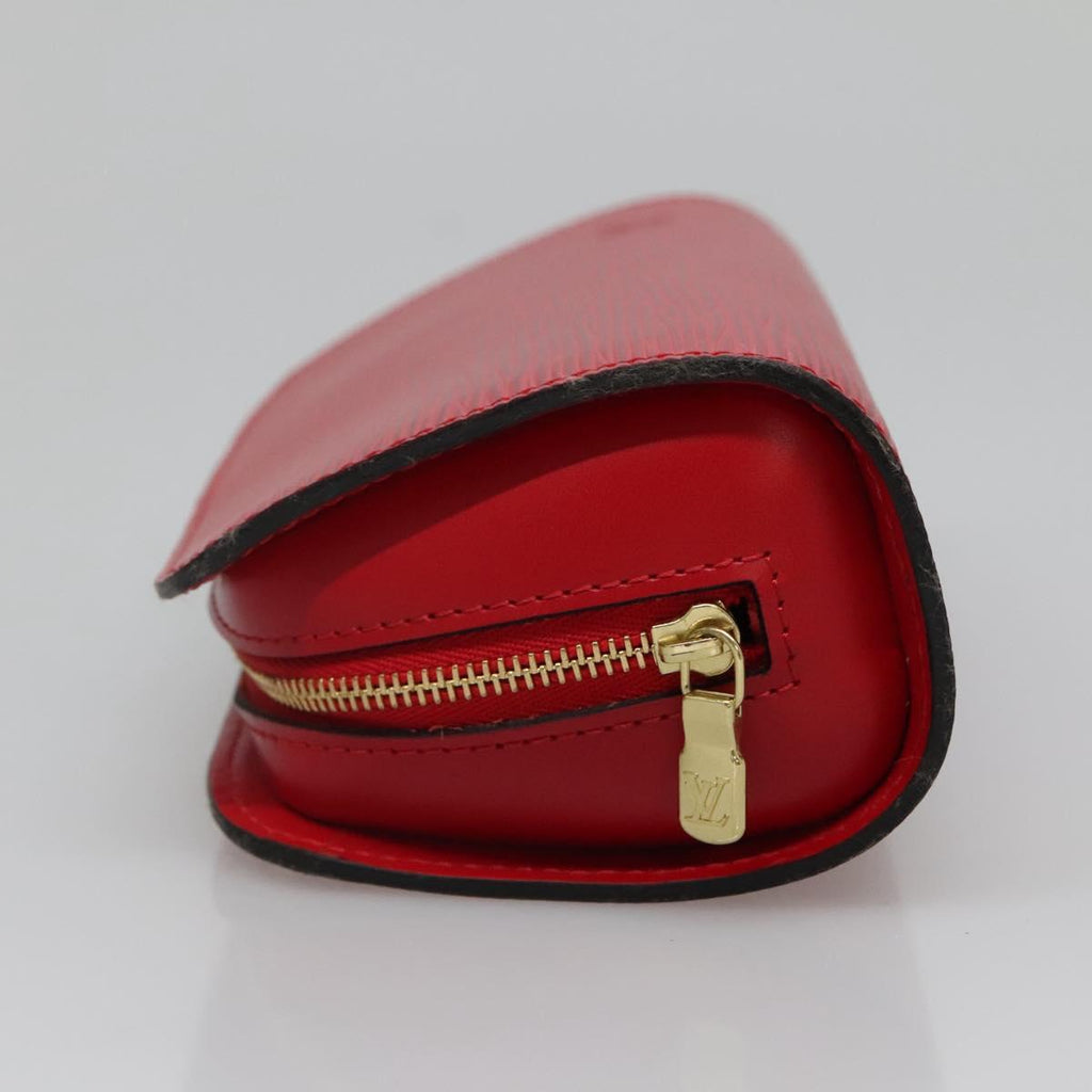 LOUIS VUITTON Epi Dauphine PM Pouch Castilian Red M48447 LV 130717