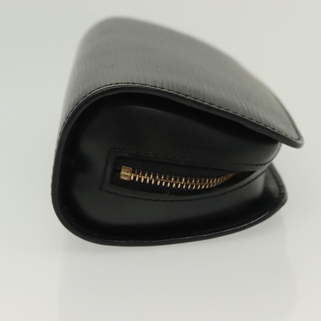LOUIS VUITTON Epi Dauphine PM Pouch Black M48442 LV 130718