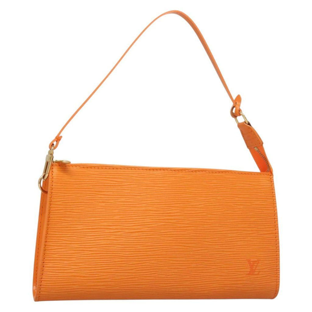 LOUIS VUITTON Epi Pochette Accessoires Pouch Orange Mandarin M5294H 130901V