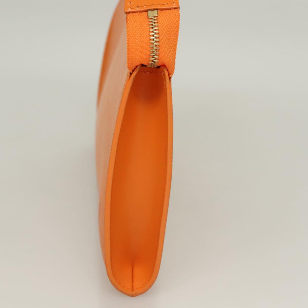LOUIS VUITTON Epi Pochette Accessoires Pouch Orange Mandarin M5294H 130901V