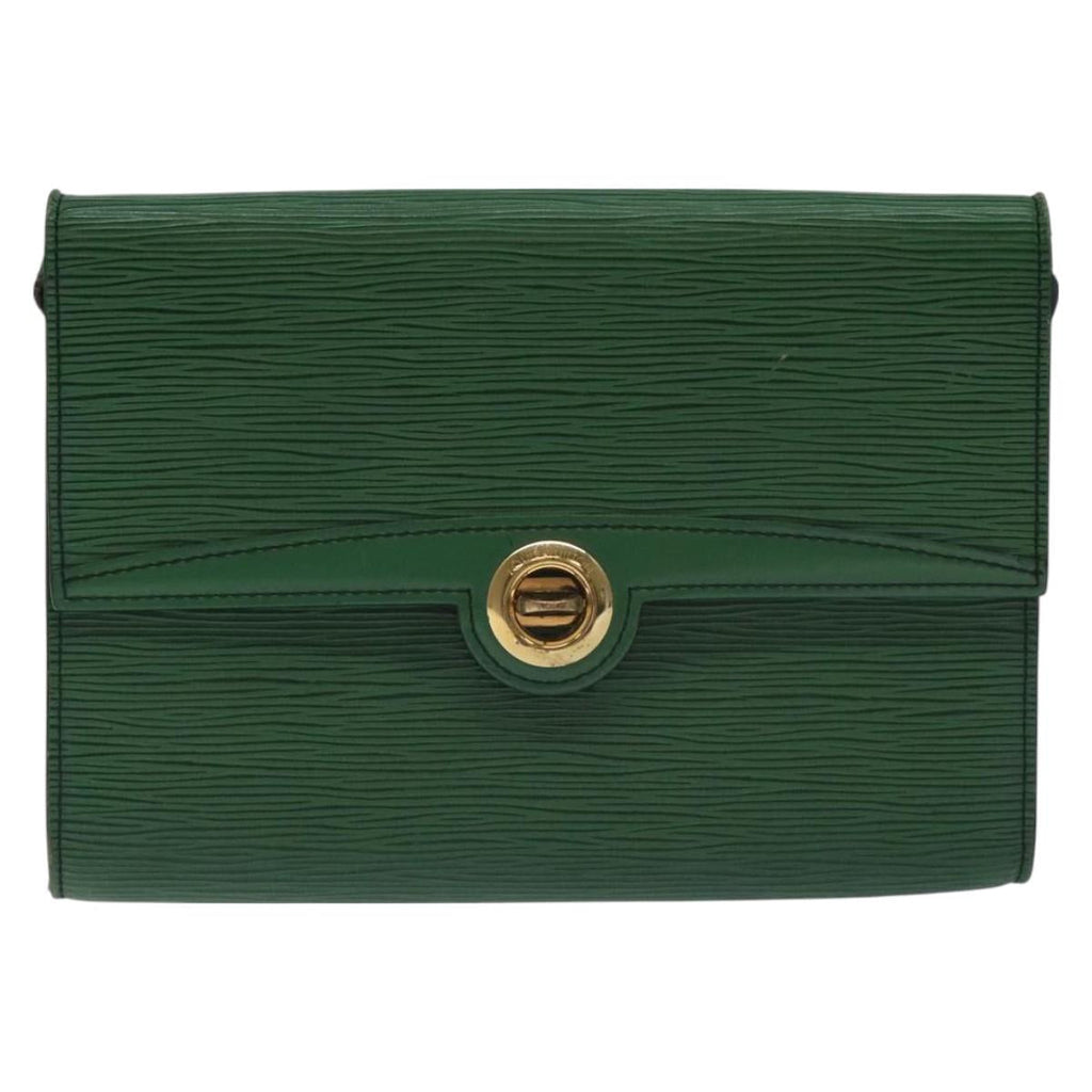 LOUIS VUITTON Epi Pochette Arche Shoulder Bag Green M52574 LV 130925