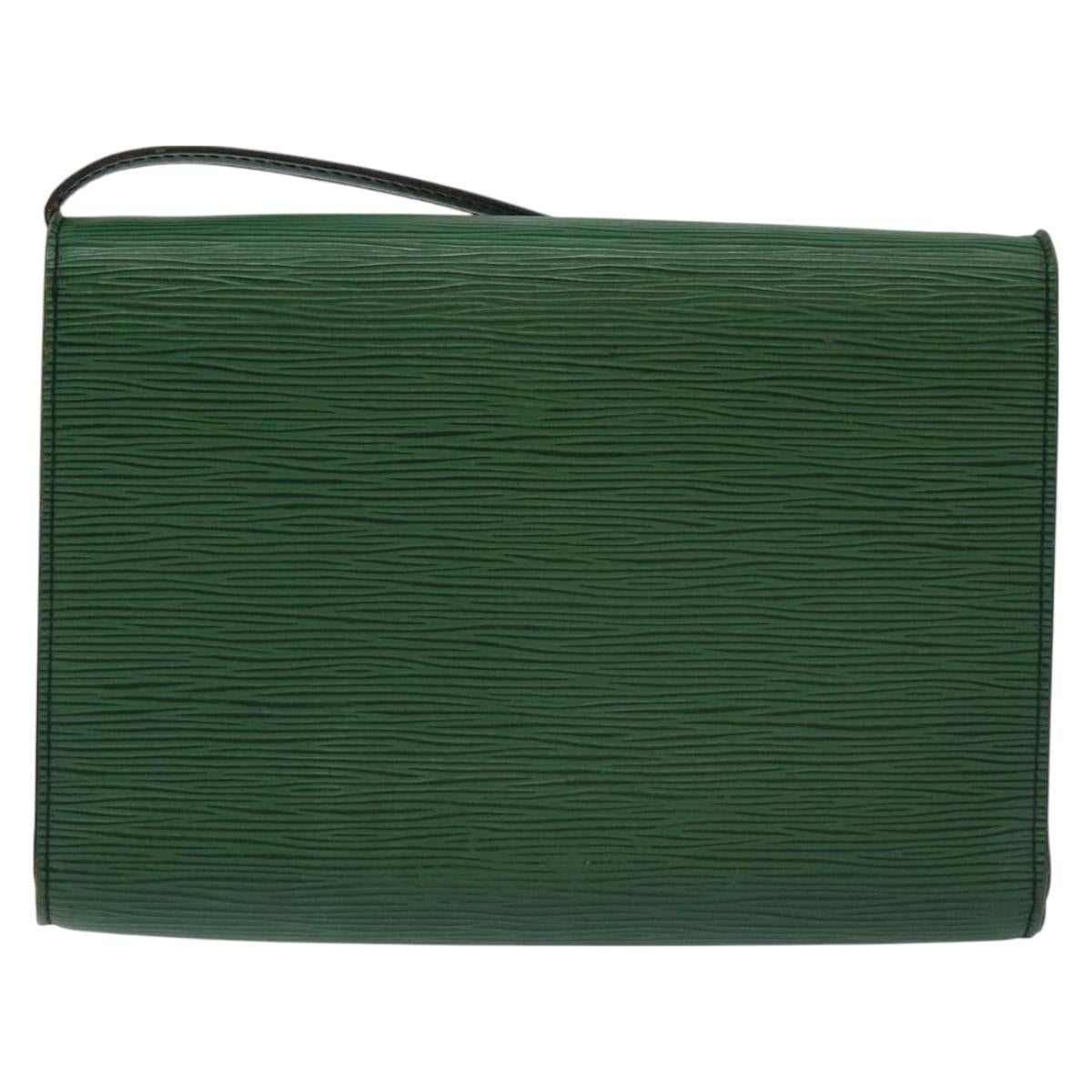 LOUIS VUITTON Epi Pochette Arche Shoulder Bag Green M52574 LV 130925