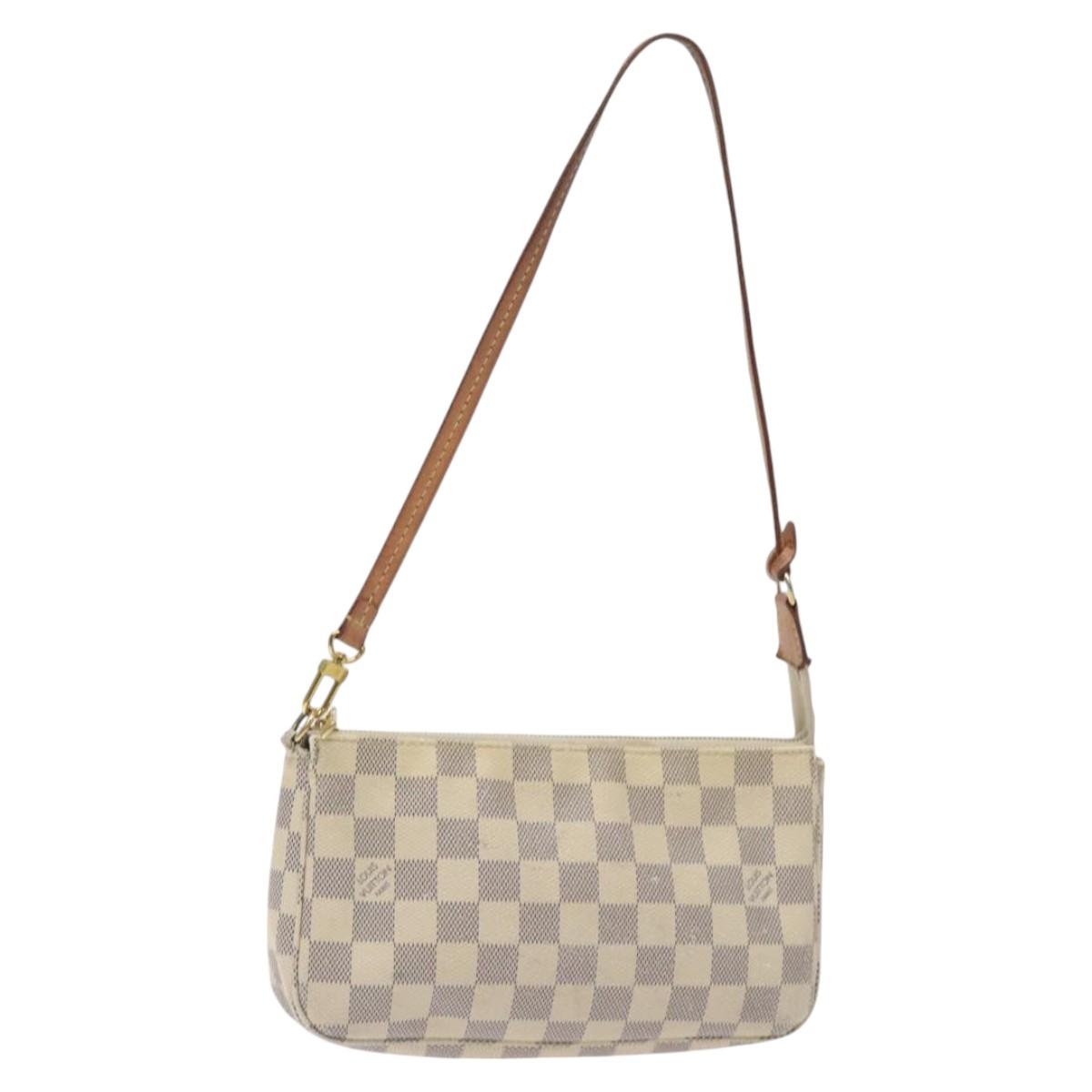 LOUIS VUITTON Damier Azur Pochette Accessoires Pouch N51986 LV 130929
