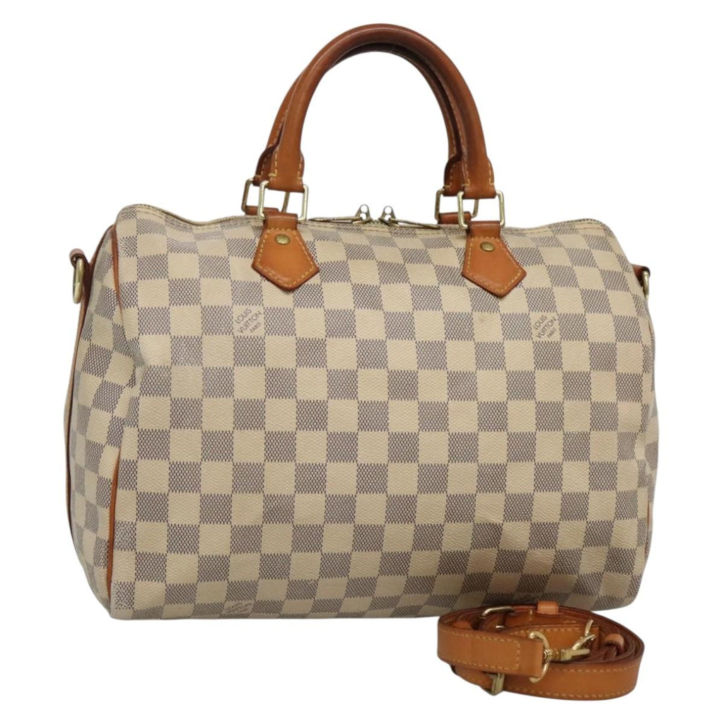 LOUIS VUITTON Damier Azur Speedy Bandouliere 30 Bag 2way N41052 LV 130986
