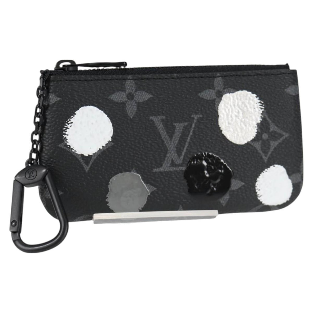 LOUIS VUITTON Eclipse Yayoi Kusama Pochette Cles Coin Purse M81929 131105M