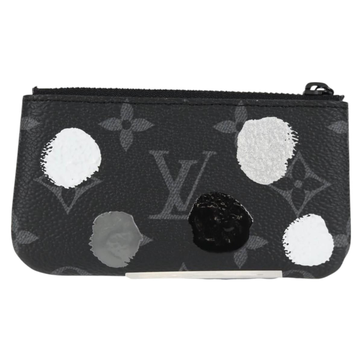 LOUIS VUITTON Eclipse Yayoi Kusama Pochette Cles Coin Purse M81929 131105M