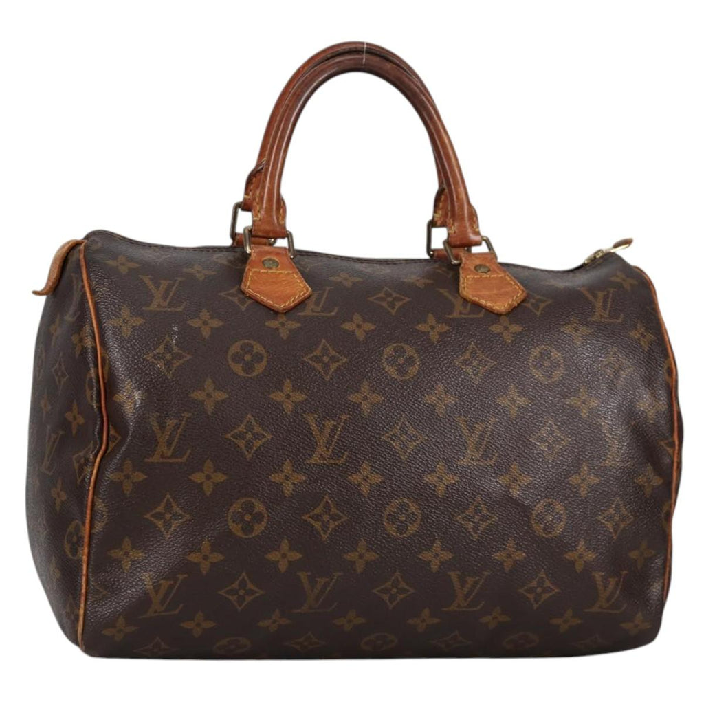 LOUIS VUITTON Monogram Speedy 30 Hand Bag M41526 LV 131109
