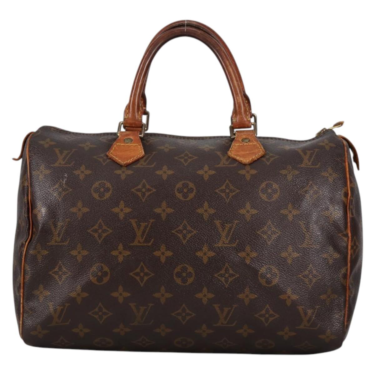 LOUIS VUITTON Monogram Speedy 30 Hand Bag M41526 LV 131109