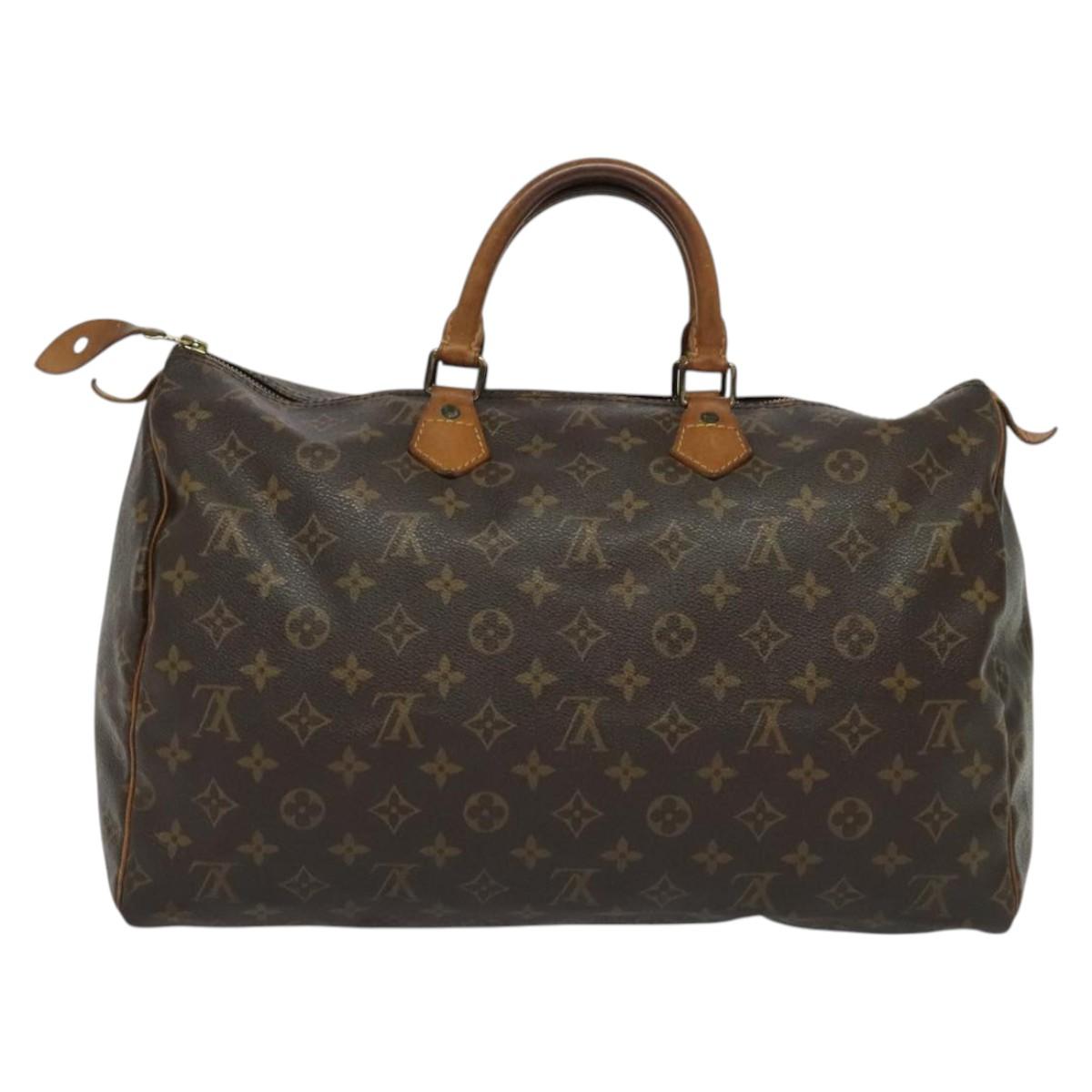 LOUIS VUITTON Monogram Speedy 40 Hand Bag M41522 LV 131262