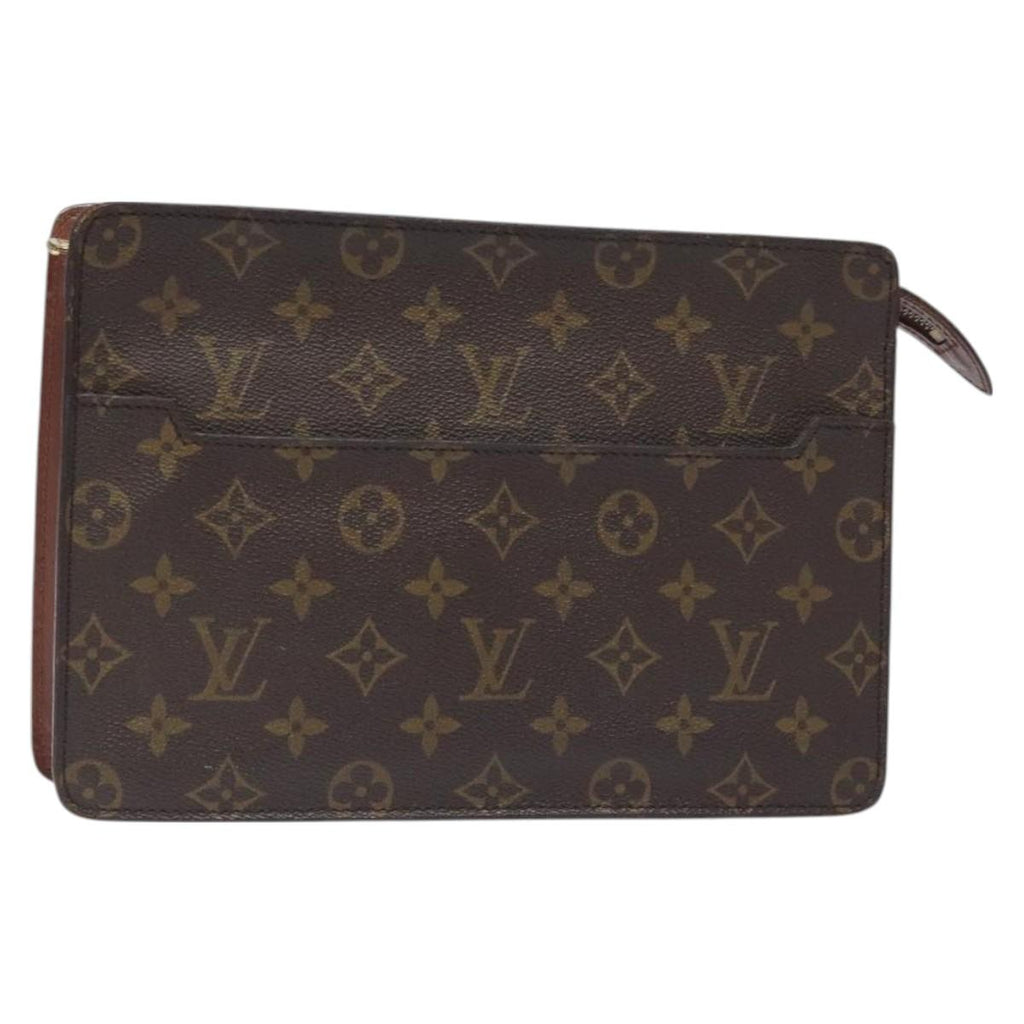 LOUIS VUITTON Monogram Pochette Homme Clutch Bag M51795 LV 131487