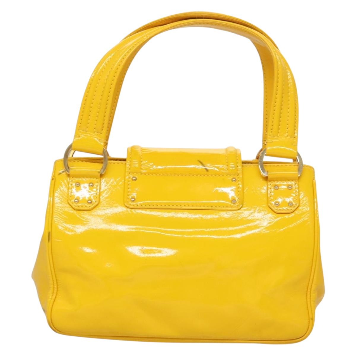LOUIS VUITTON Cruise line Sac Bicolor Hand Bag Enamel Yellow M92547 131494