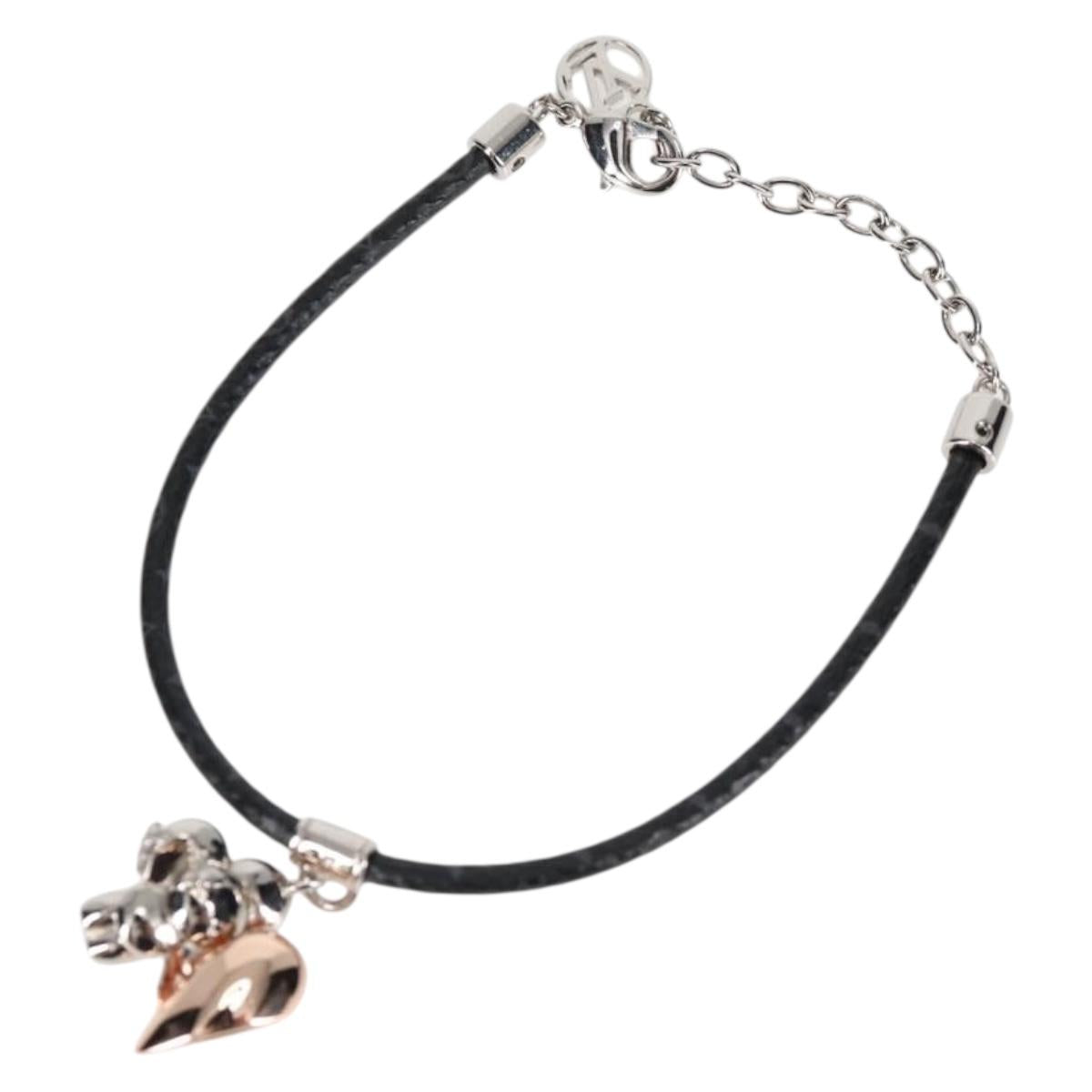 LOUIS VUITTON Monogram Bras Le Vivienne Amour Bracelet Gold M8333Z 131505M