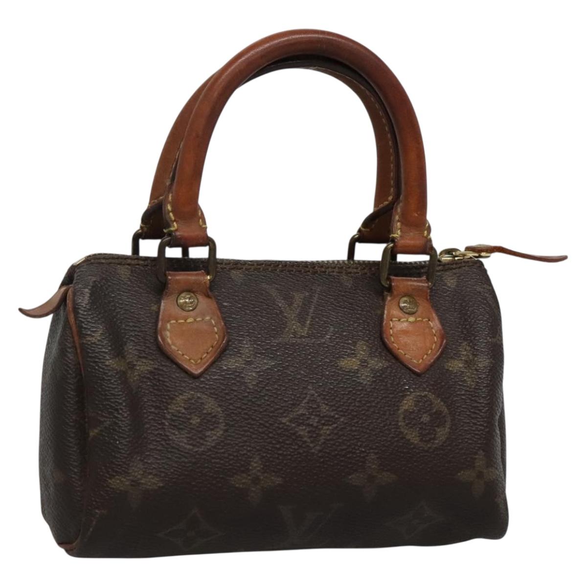 LOUIS VUITTON Monogram Mini Speedy Hand Bag M41534 LV 131598