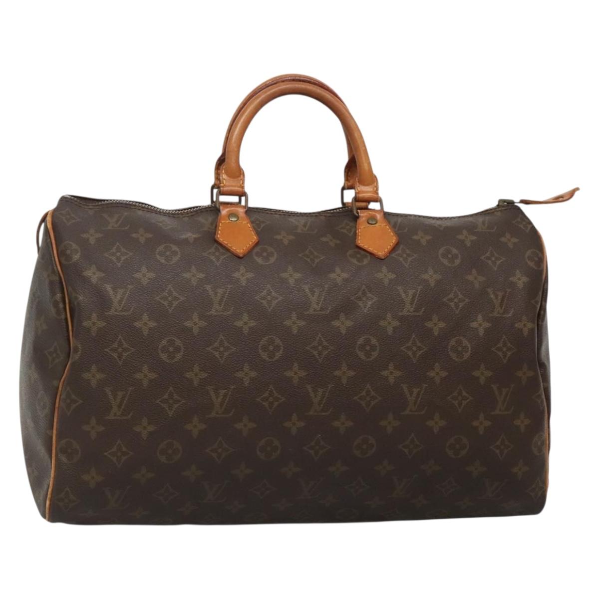 LOUIS VUITTON Monogram Speedy 40 Hand Bag M41522 LV 131600