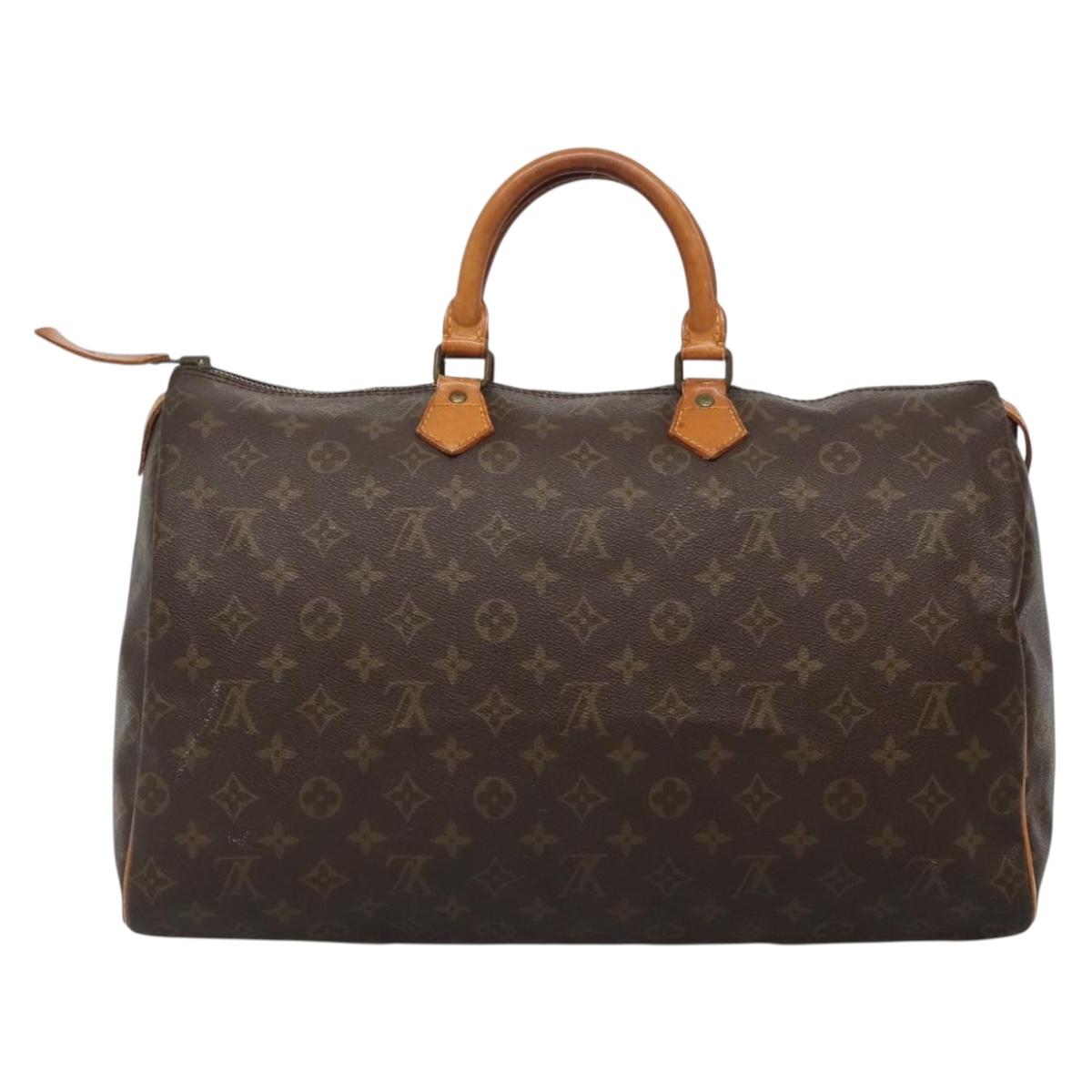 LOUIS VUITTON Monogram Speedy 40 Hand Bag M41522 LV 131600