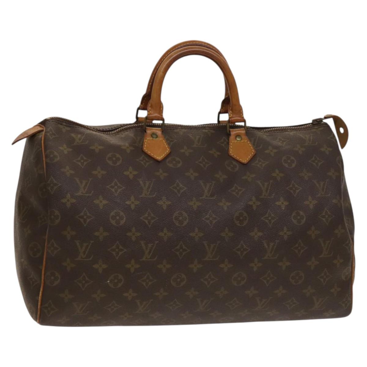 LOUIS VUITTON Monogram Speedy 40 Hand Bag M41522 LV 131757