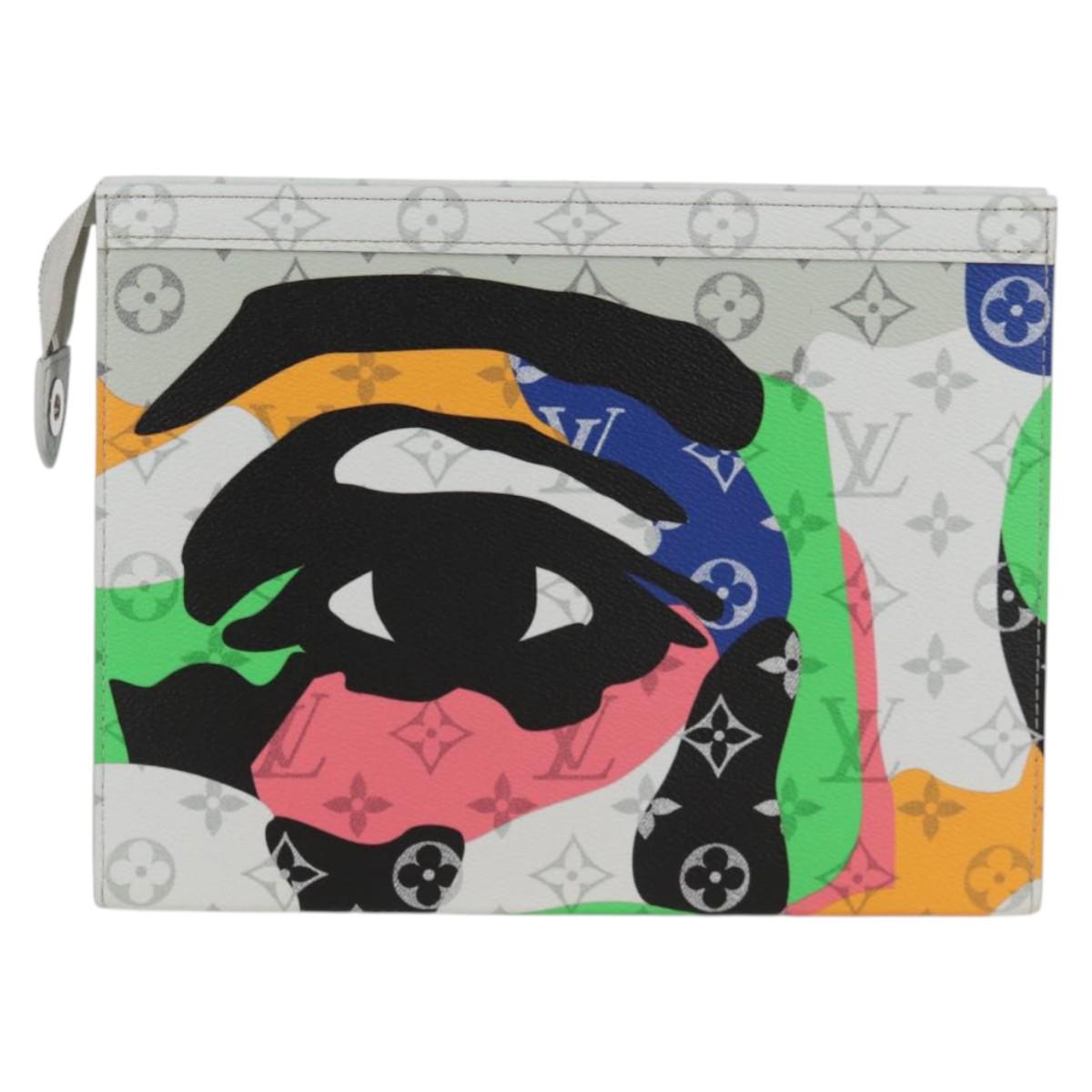 LOUIS VUITTON LV Portrait Pochette Voyager MM Clutch Bag M82589 LV 131811SM