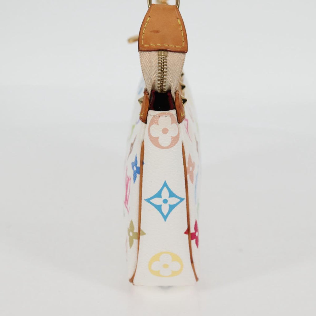 LOUIS VUITTON Multicolor Pochette Accessoires Pouch White M92649 LV 131817V
