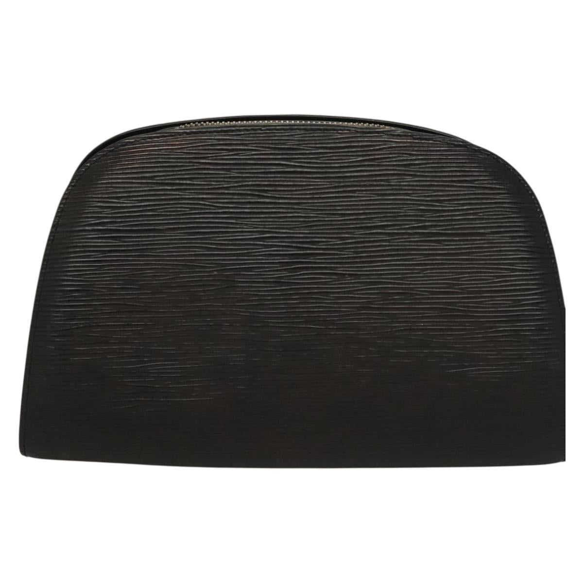 LOUIS VUITTON Epi Dauphine MM Pouch Black M48452 LV 131994