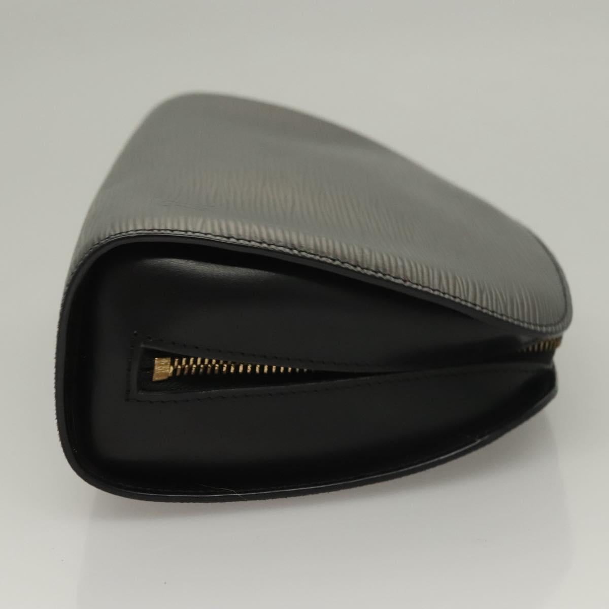 LOUIS VUITTON Epi Dauphine MM Pouch Black M48452 LV 131994