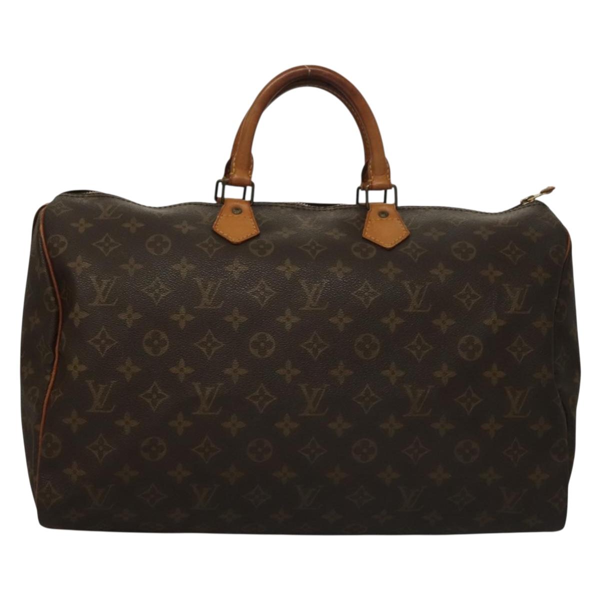 LOUIS VUITTON Monogram Speedy 40 Hand Bag M41522 LV 132253