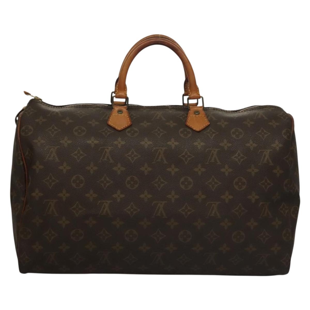 LOUIS VUITTON Monogram Speedy 40 Hand Bag M41522 LV 132253
