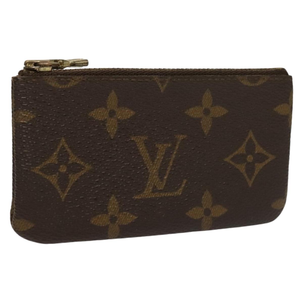 LOUIS VUITTON Monogram Pochette Cles Coin Purse M60033 LV 132343