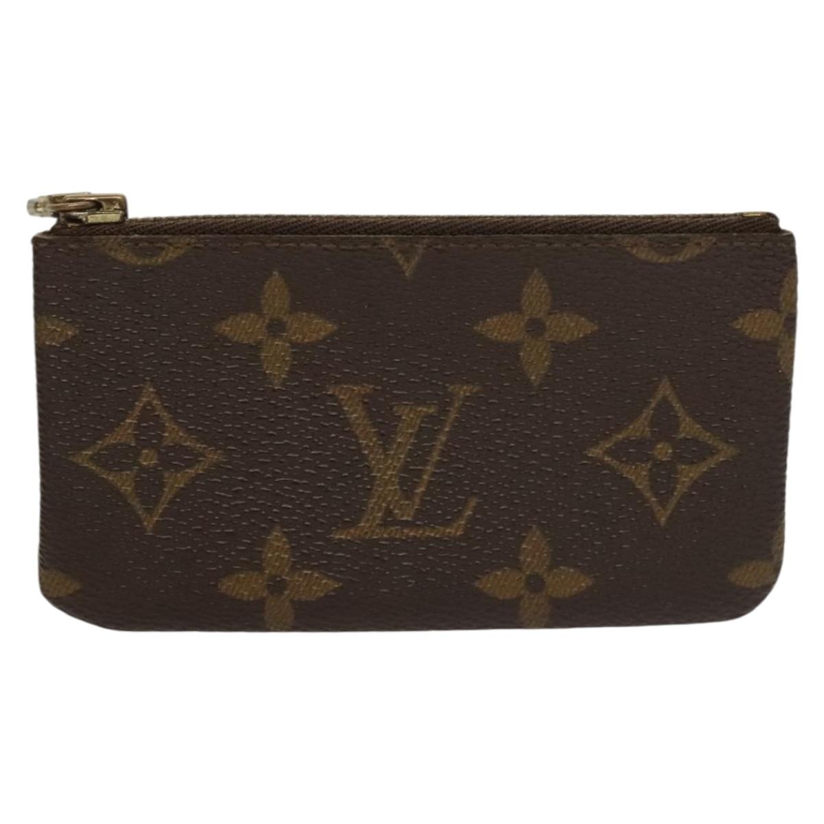 LOUIS VUITTON Monogram Pochette Cles Coin Purse M60033 LV 132343