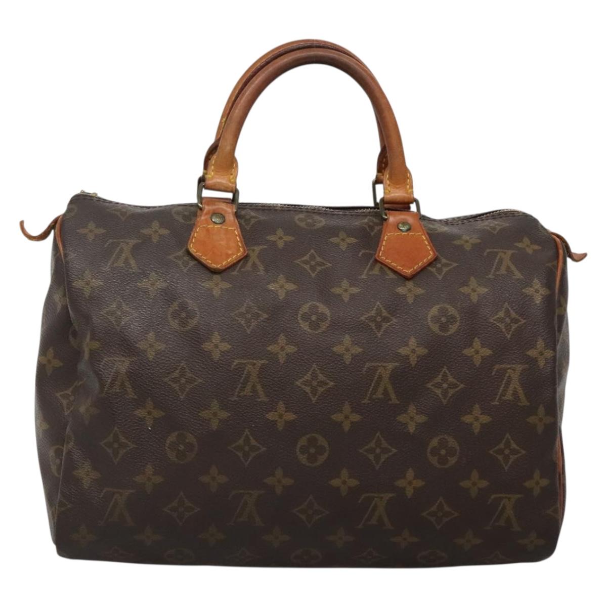 LOUIS VUITTON Monogram Speedy 30 Hand Bag M41526 LV 132551