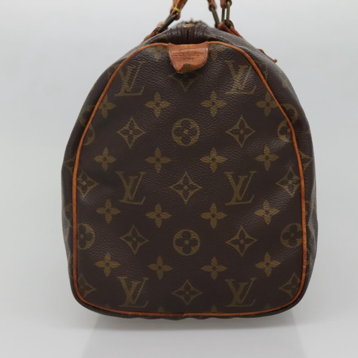 LOUIS VUITTON Monogram Speedy 30 Hand Bag M41526 LV 132551