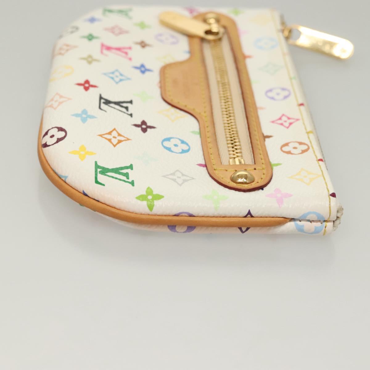 LOUIS VUITTON Multicolor Pochette Mira MM Pouch White M60096 LV 132784