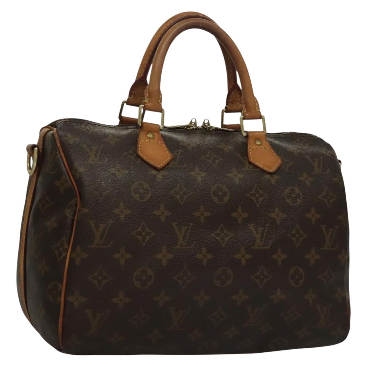 LOUIS VUITTON Monogram Speedy Bandouliere 30 Hand Bag M40391 LV 132864