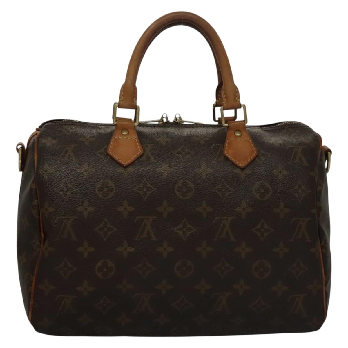 LOUIS VUITTON Monogram Speedy Bandouliere 30 Hand Bag M40391 LV 132864