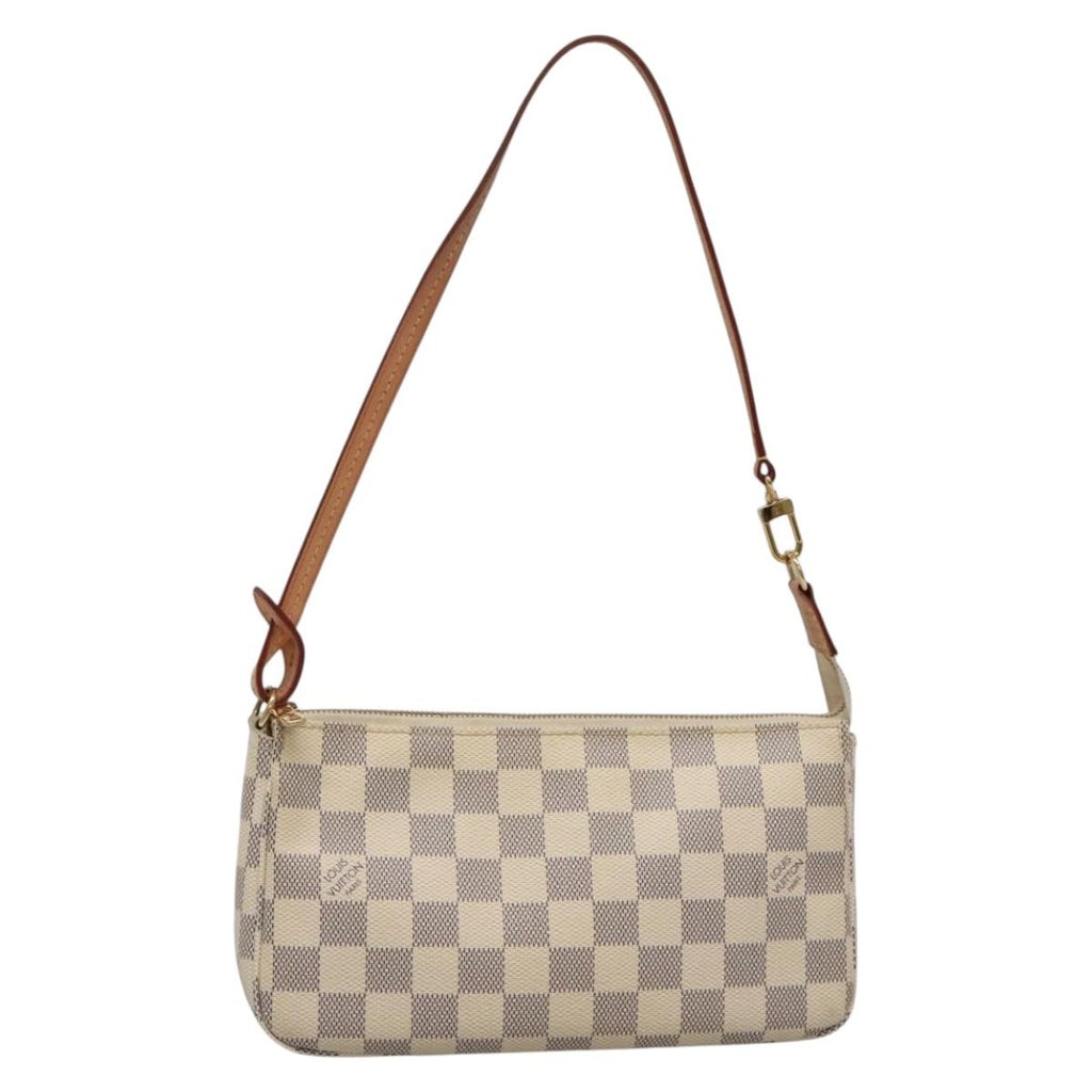 LOUIS VUITTON Damier Azur Pochette Accessoires Pouch N51986 LV 132914M