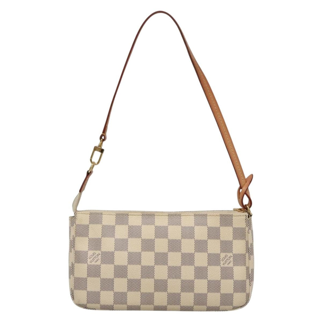 LOUIS VUITTON Damier Azur Pochette Accessoires Pouch N51986 LV 132914M