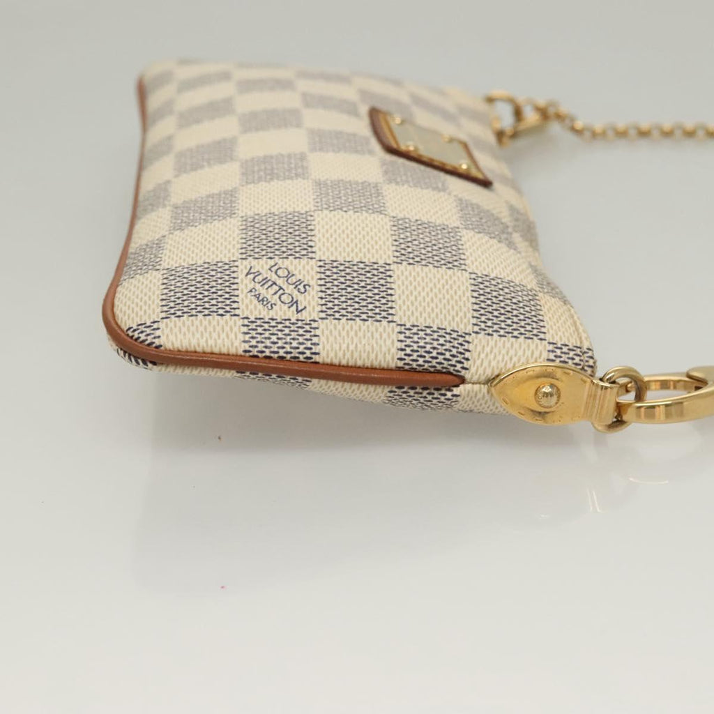 LOUIS VUITTON Damier Azur Pochette Mira MM Accessory Pouch N60027 132915V