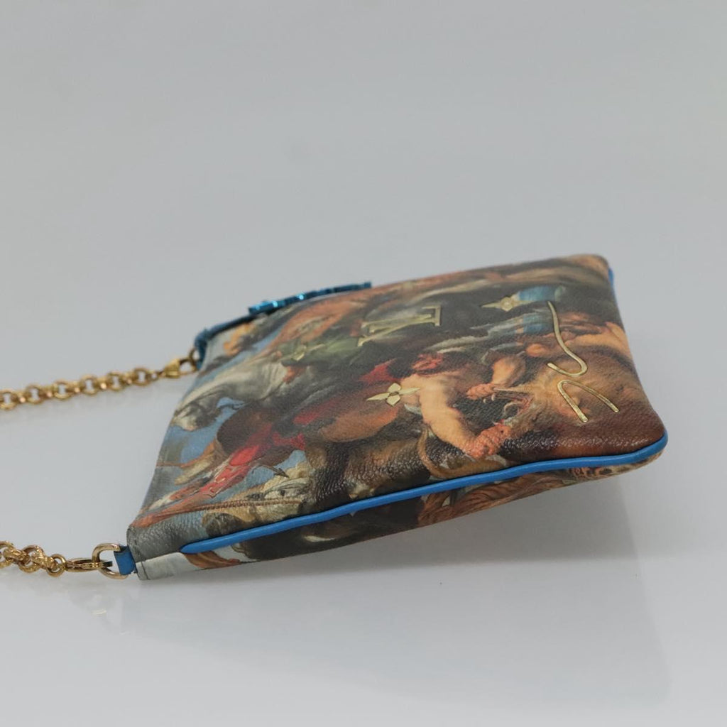 LOUIS VUITTON Celty Pochette Plat Pouch Koons Rubens M64617 LV 132960A