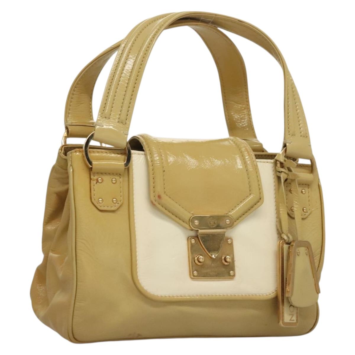 LOUIS VUITTON Cruise line Sac Bicolor Hand Bag Enamel Yellow M92547 133047