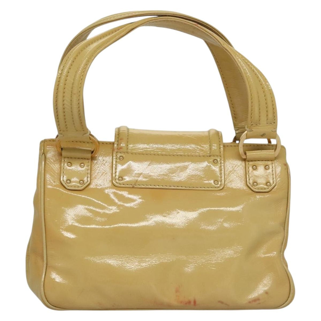 LOUIS VUITTON Cruise line Sac Bicolor Hand Bag Enamel Yellow M92547 133047