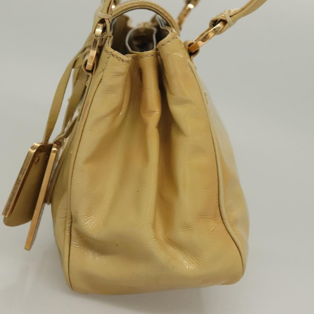 LOUIS VUITTON Cruise line Sac Bicolor Hand Bag Enamel Yellow M92547 133047