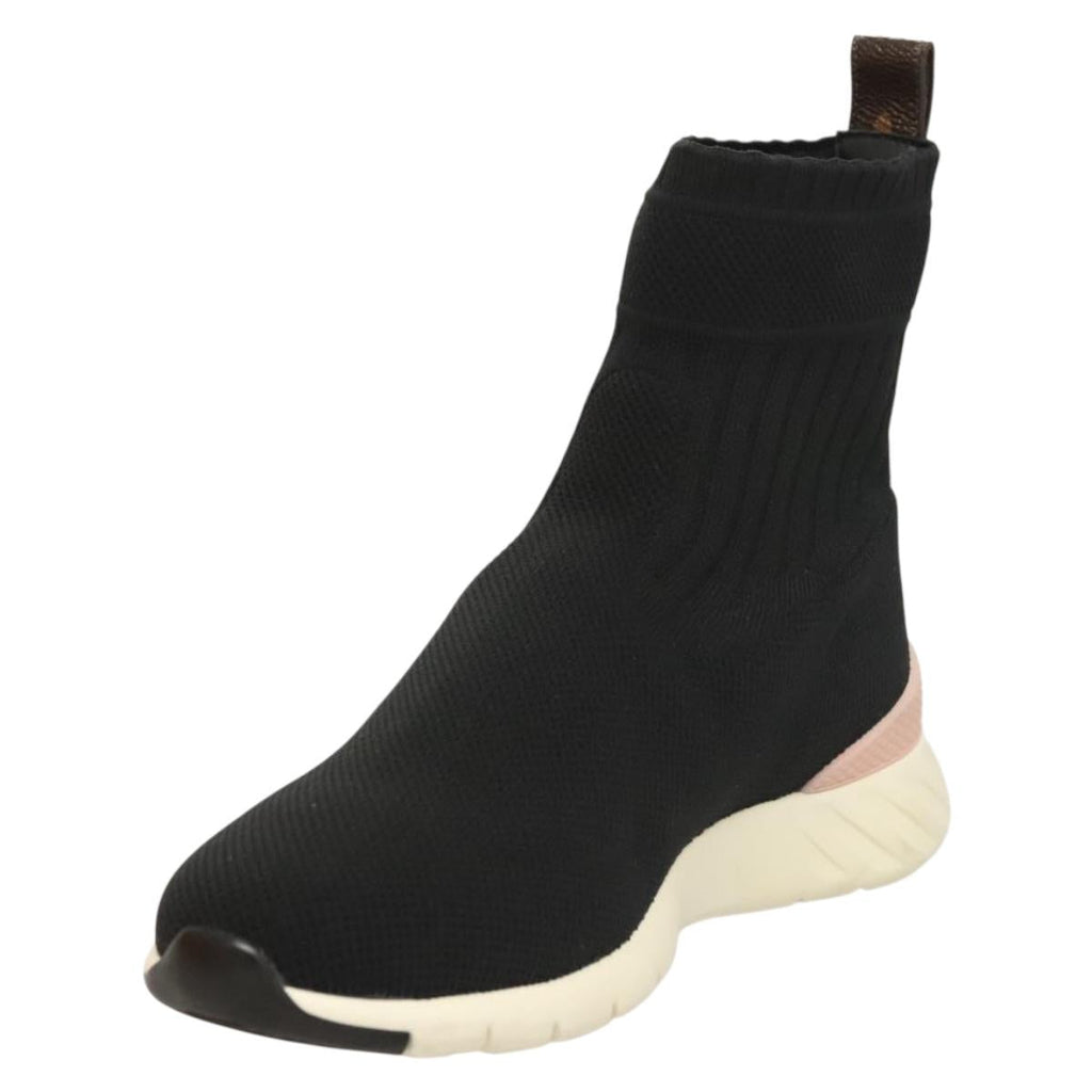 LOUIS VUITTON After Game Socks Sneakers Cotton Black LV 133282