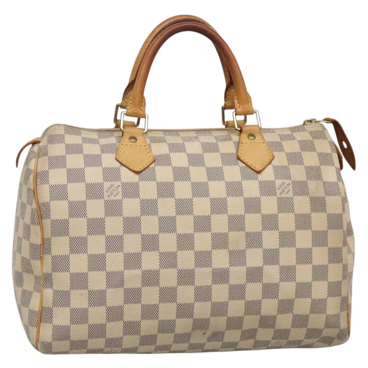 LOUIS VUITTON Damier Azur Speedy 30 Hand Bag N41533 LV 133364
