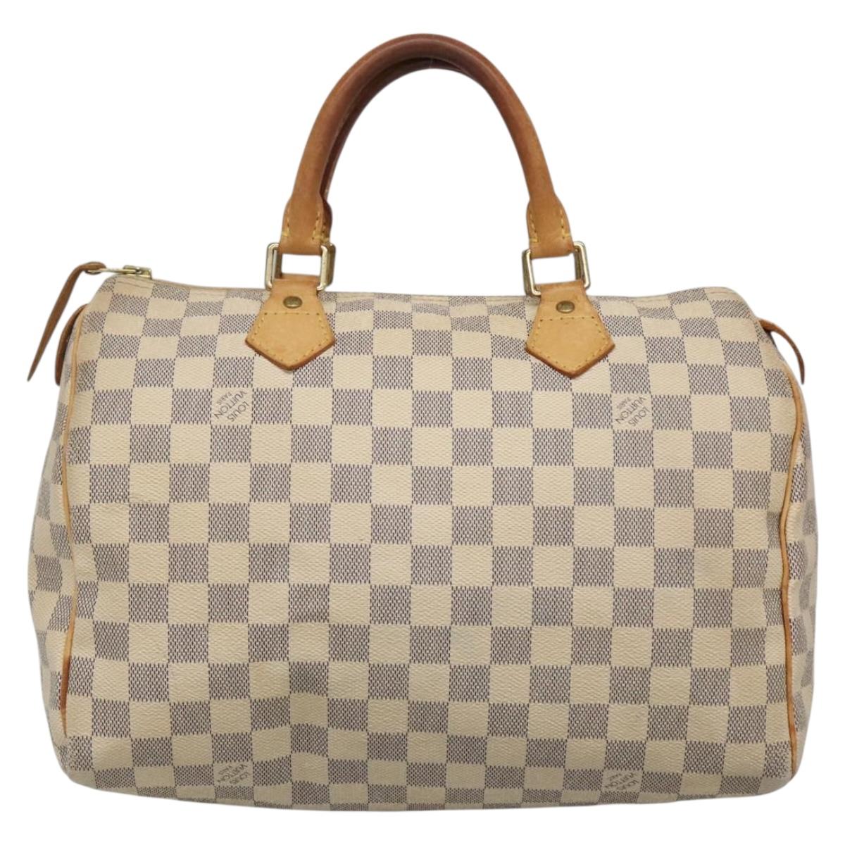 LOUIS VUITTON Damier Azur Speedy 30 Hand Bag N41533 LV 133364