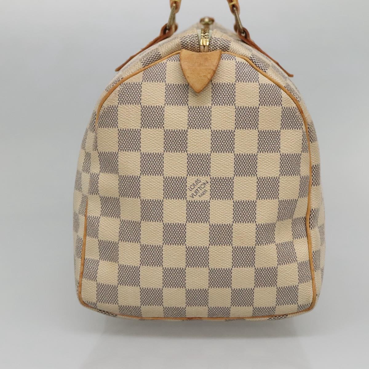 LOUIS VUITTON Damier Azur Speedy 30 Hand Bag N41533 LV 133364