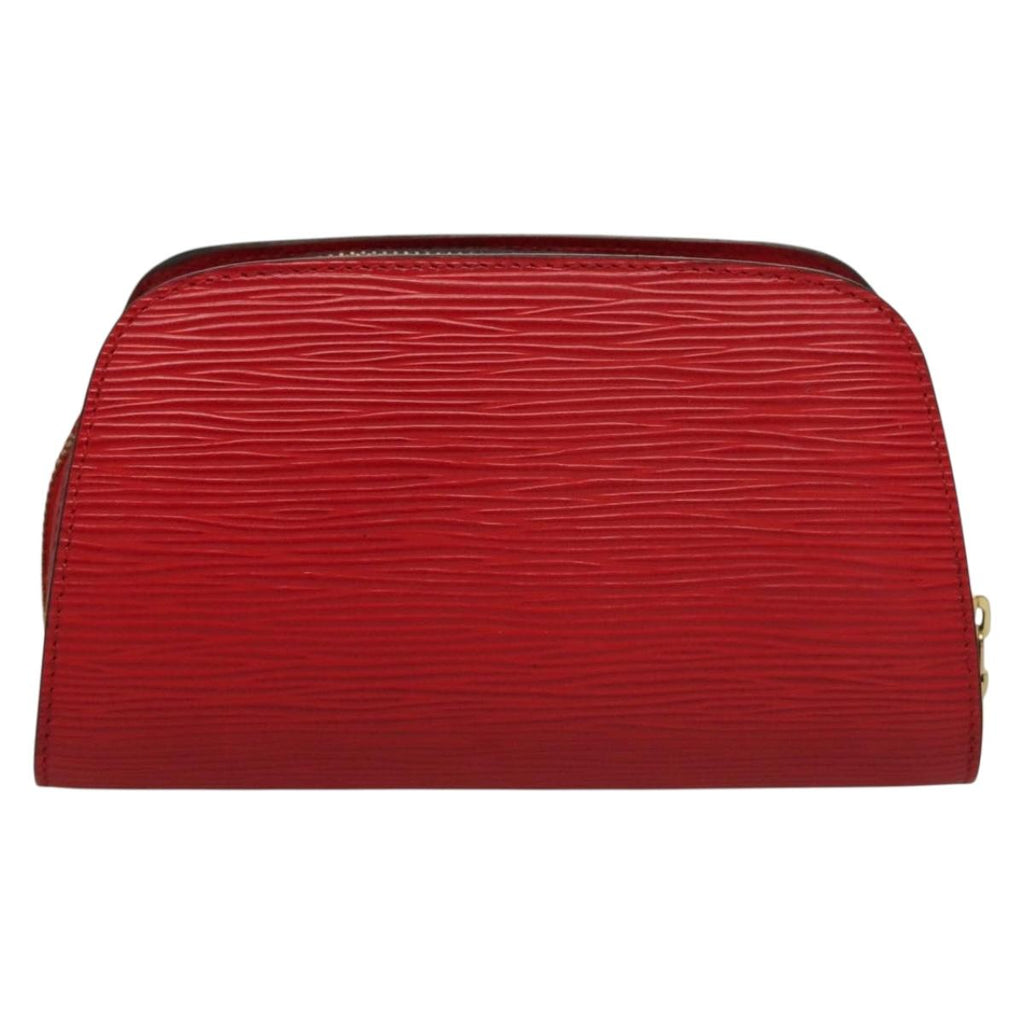 LOUIS VUITTON Epi Dauphine PM Pouch Castilian Red M48447 LV 133630