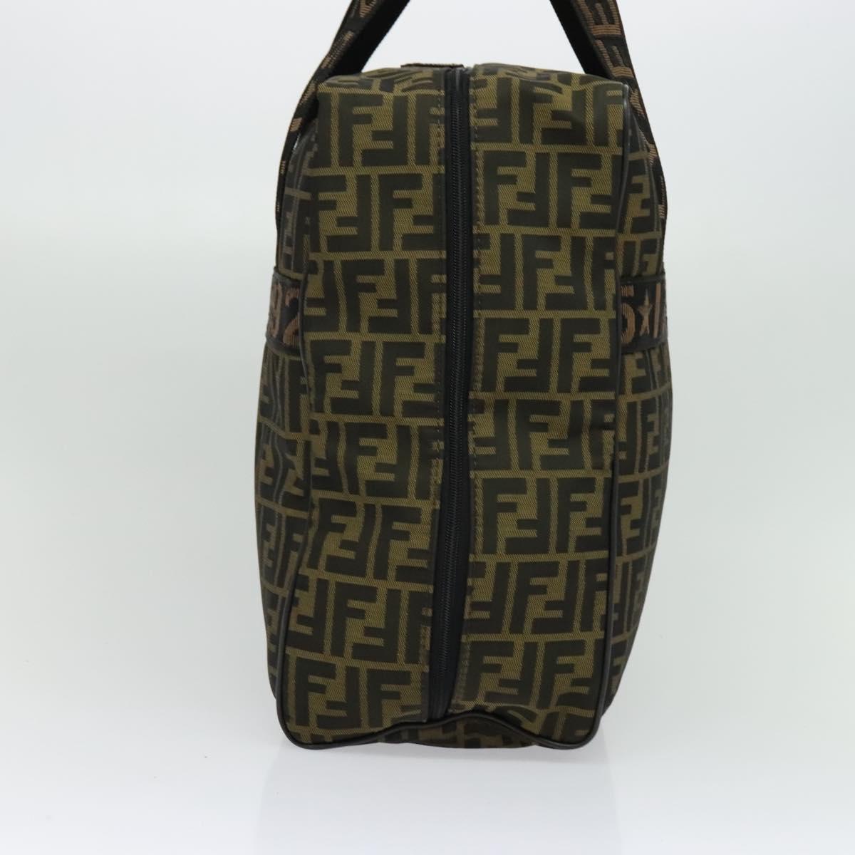 FENDI Zucca Canvas Shoes bag Brown Black 134236