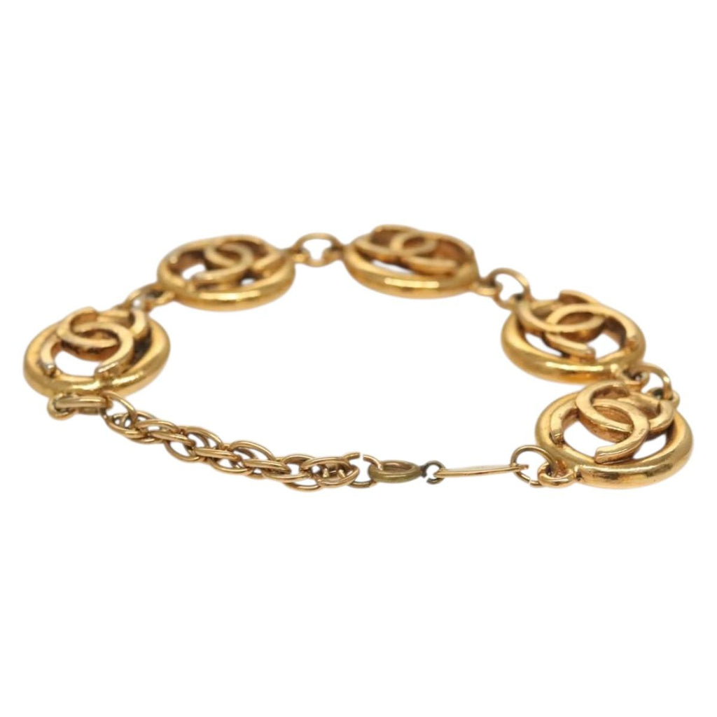 CHANEL COCO Mark Bracelet metal Gold CC 134249