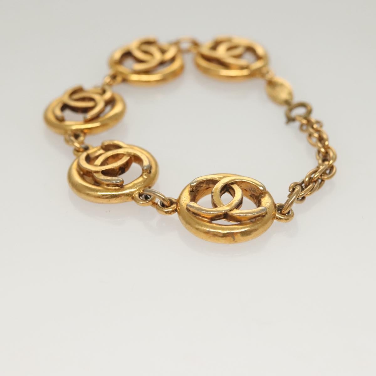 CHANEL COCO Mark Bracelet metal Gold CC 134249