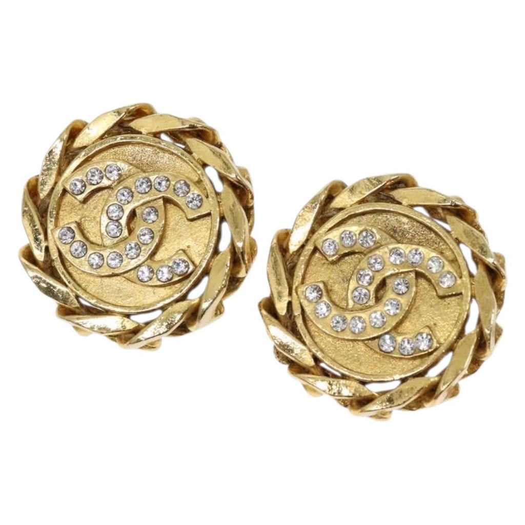 CHANEL COCO Mark Earring metal Gold CC 134251V