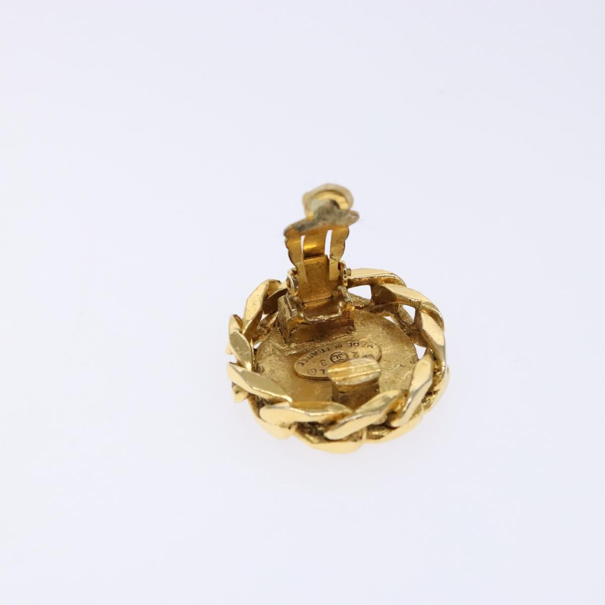 CHANEL COCO Mark Earring metal Gold CC 134251V